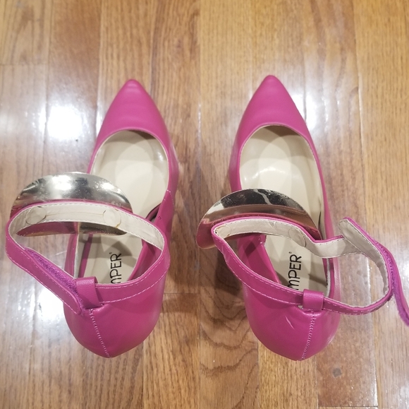 Raspberry Platform Pumps  size 10 - Picture 2 of 10